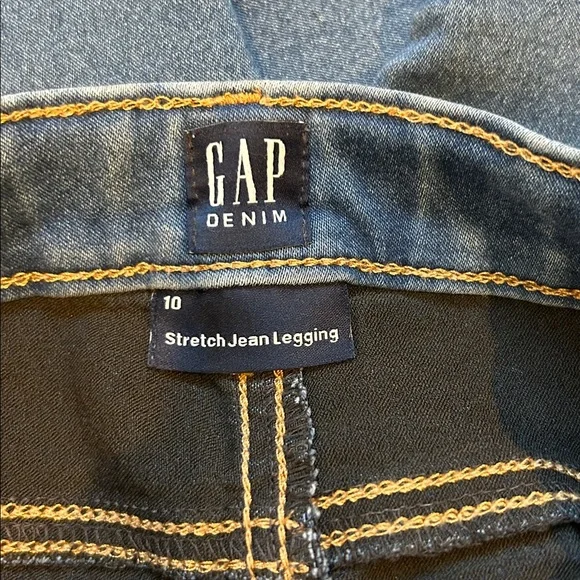 GAP Stretch Blue Denim Leggings - Picture 3 of 5
